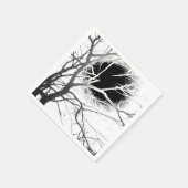 Mondlicht-Silhouette Serviette (Ecke)