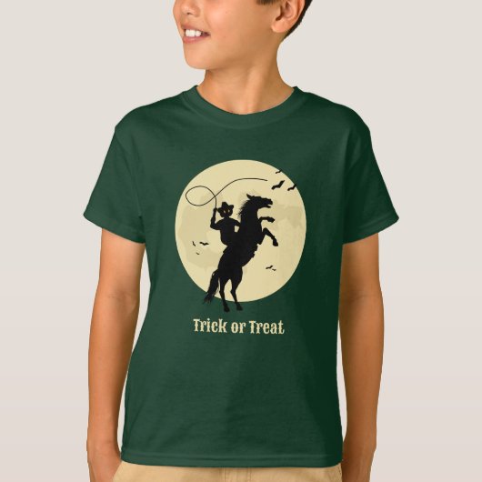 Mondlicht-Sporen-Trick oder -Trick T-Shirt (Vorderseite)