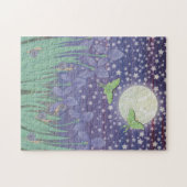 Mondlicht-Sterne, Luna-Motten, Schnecken & Iris Puzzle (Horizontal)