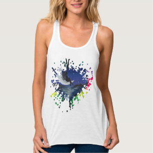 Mondlicht-Träume - Handgefertigte Kunstwerke Tank Top