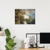 Mondlicht über das Yare - John Crome Fine Art Post Poster (Heimbüro)