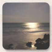 Mondlicht über den Ozean Getränkeuntersetzer (Vorderseite)