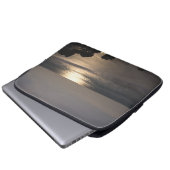 Mondlicht über den Ozean Laptopschutzhülle (Vorne Knopf)