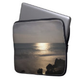 Mondlicht über den Ozean Laptopschutzhülle (Vorderseite Links)