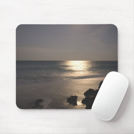 Mondlicht über den Ozean Mousepad (Mit Mouse)