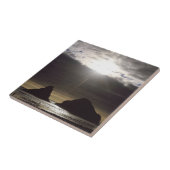 Mondlicht über den Ozeanfelsen Oregon Fliese (Seite)