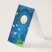 Mondlicht und fliegende Fische Visitenkarten (Vorderseite)