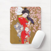 Mondlicht und Kirschblüten Mousepad (Mit Mouse)