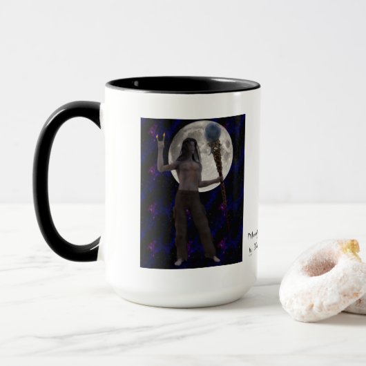 Mondlicht und Magick Tasse (Mit Donut)