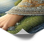 Mondlicht-Verzauberung im Mystischen Wald18x24 Poster (Ecke)