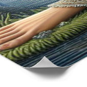 Mondlicht-Verzauberung im Mystischen Wald36x24 Poster (Ecke)