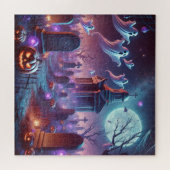 Mondlicht Vigil Halloween Puzzle (Horizontal)
