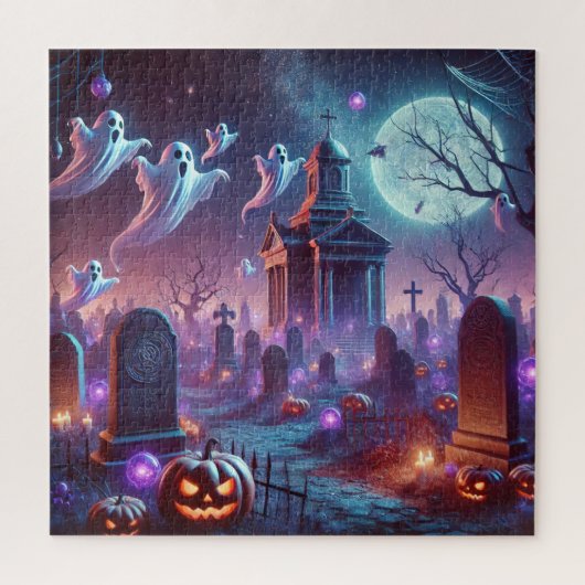 Mondlicht Vigil Halloween Puzzle (Vertikal)