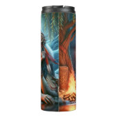 Mondlicht Vigil, Wolfshaube, Arizona Nacht. Thermosbecher (Rückseite)