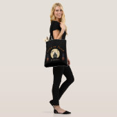 Mondlicht-Villa Halloween-Katze Tasche (Am Model)
