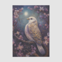 Mondlicht-Vogel-Blumen