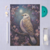 Mondlicht-Vogel-Blumen Seidenpapier (Handwerk)