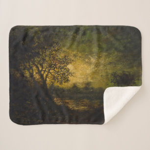 Mondlicht (von Ralph Albert Blakelock) Sherpadecke