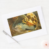 Mondlicht Wolf 4 Rechteckiger Aufkleber (Umschlag)