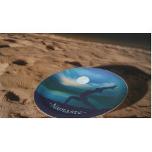 Mondlicht Yoga Meditation Halbmond Salutation