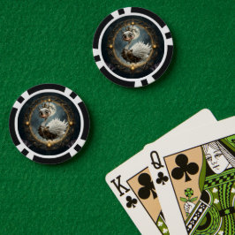 Mondlicht-Zahnrad-Schwan – Hüter Kurioser Träume. Pokerchips