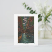 Mondlichtansicht des Flume Postkarte (Stehend Vorderseite)