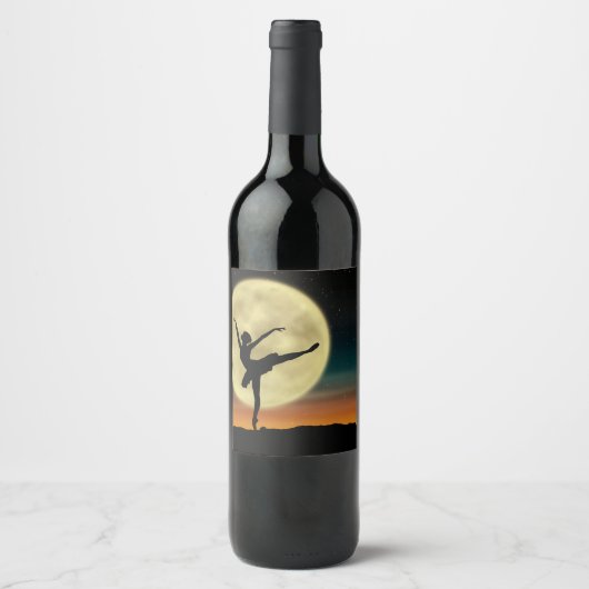 Mondlichtballett Weinetikett (Vorderseite)