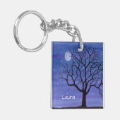 Mondlichtbaum Schlüsselanhänger (Vorderseite links)