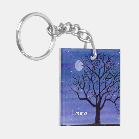 Mondlichtbaum Schlüsselanhänger (Vorderseite links)