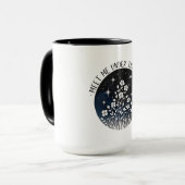 Mondlichtblüten Tasse (Vorderseite Links)