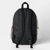 Mondlichter Bedruckter Rucksack (Rückseite)