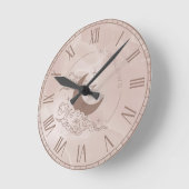 Mondlichter Runde Wanduhr (Winkel)