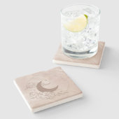 Mondlichter Steinuntersetzer (Seitenansicht)