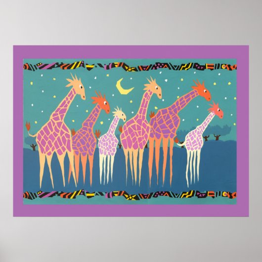 Mondlichtgras Poster (Vorne)