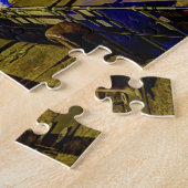 Mondlichthimmel über dem Newcastle Tyne Puzzle (Seite)