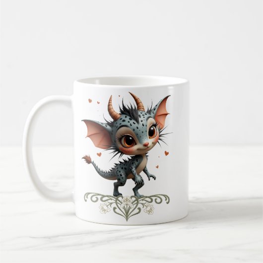 Mondlichtkreatur Caelum Tickwing  Kaffeetasse (Links)