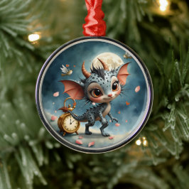 Mondlichtkreatur Caelum Tickwing Ornament Aus Metall