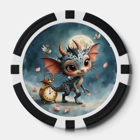 Mondlichtkreatur Caelum Tickwing  Pokerchips (Vorderseite)