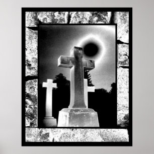 Mondlichtkreuz Poster