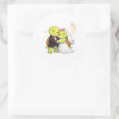 Mondlichtliebe Runder Aufkleber (Tasche)