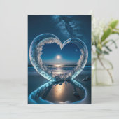 Mondlichtpakt: Einladung von Icy Heart Beach zur H (Stehend Vorderseite)