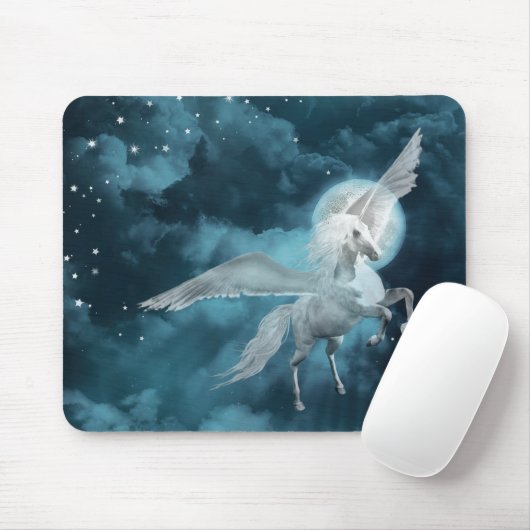 Mondlichtpegasus Mousepad (Mit Mouse)
