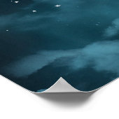 Mondlichtpegasus Poster (Ecke)