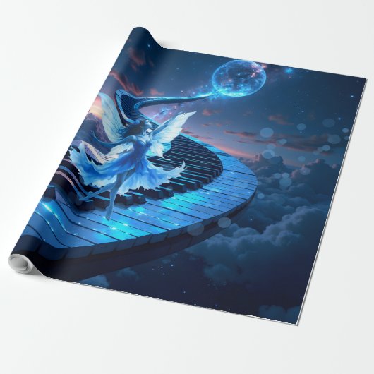 Mondlichtprobe – Tanzen im Mondlicht. Geschenkpapier (Ungerollt)