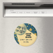 Mondlichtromanik Hochzeit - Speichern Sie die Datu Magnet (In Situ (Geschirrspüler))