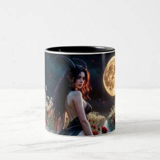Mondlichtrosen Zweifarbige Tasse