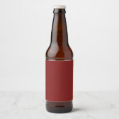 Mondlichtrot Bierflaschenetikett (Vorderseite)