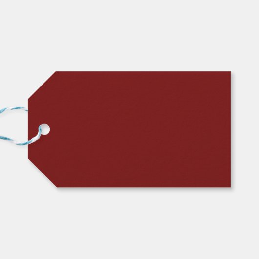 Mondlichtrot Geschenkanhänger (Rückseite Horizontal)