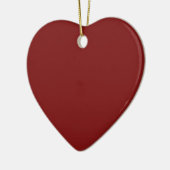 Mondlichtrot Keramik Ornament (Links)