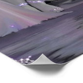 Mondlichtschläfer auf Leinwand Poster (Ecke)